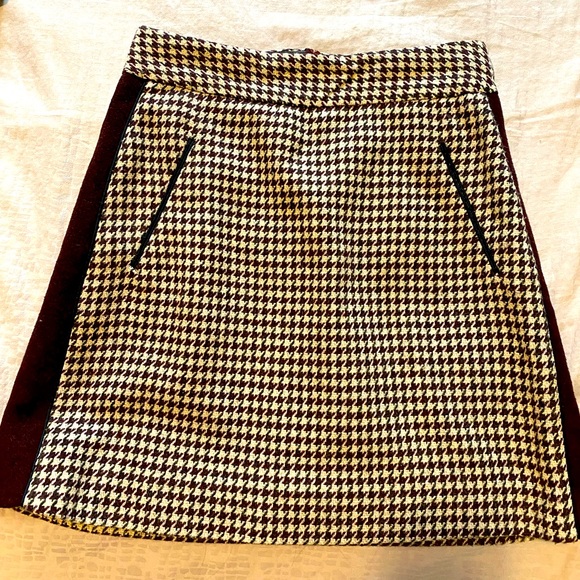 Zara houndstooth skirt - Picture 1 of 2
